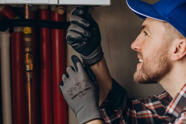 Pipework boxing in a Suffolk bathroom